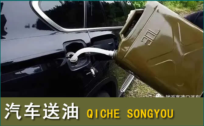 通山汽车救援送水案例